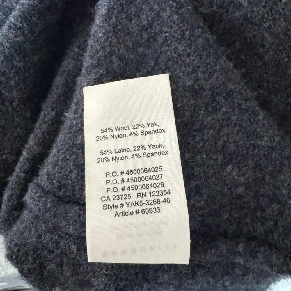 Artizia Community Wool and Yak Dark Gray Long Cardigan - Picture 4 of 4